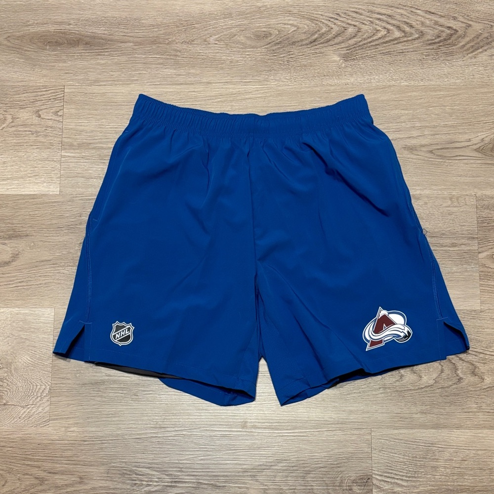 Colorado Avalanche Fanatics Pro Authentic Athletic Shorts
